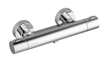 RAVAK TERMO 300 TE 033.00CR sprchová nástěnná termostatická baterie, chrom