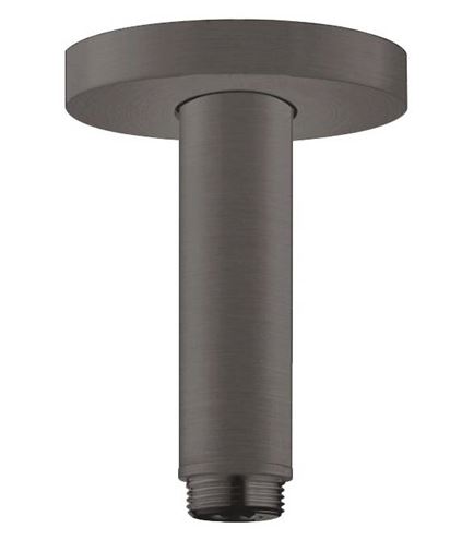 HANSGROHE S sprchové rameno 100 mm, stropní, kartáčovaný černý chrom 27393340 Obrázek - Hlavní obrázek