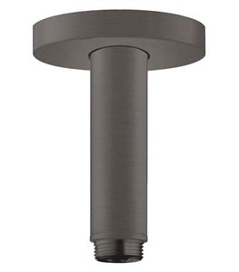 HANSGROHE S sprchové rameno 100 mm, stropní, kartáčovaný černý chrom