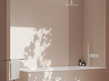 RAVAK ESPIRIT ES 068.10 podomítková baterie, pro 3 spotřebiče, se sprchovou soupravou, matná bílá X070245 Obrázek - fotka