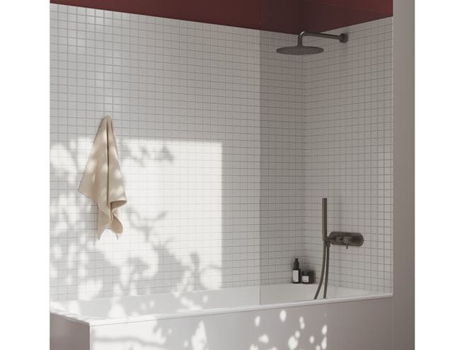 RAVAK ESPIRIT ES 068.20 podomítková baterie, pro 3 spotřebiče, se sprchovou soupravou, kartáčovaný grafit X070319 Obrázek - fotka