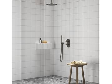 RAVAK ESPIRIT ES 063.20GB.O2.RB07C podomítková termostatická baterie, pro 2 spotřebiče, kartáčovaný grafit X070323 Obrázek - fotka