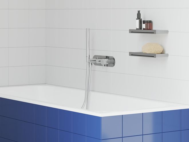 RAVAK ESPIRIT ES 065.00CR.O2.RB07D.+S podomítková baterie, pro 2 spotřebiče, se sprchovou soupravou, chrom X070207 Obrázek - fotka