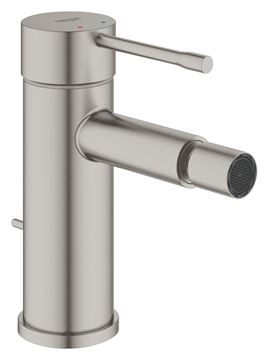 GROHE ESSENCE NEW bidetová stojánková baterie, s odtokovou soupravou, Water Saving, supersteel