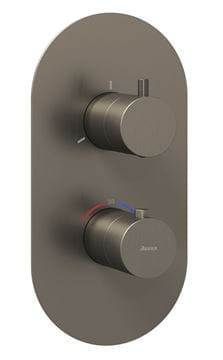 RAVAK ESPIRIT ES 067.20GB.O3.RB07C podomítková termostatická baterie, pro 3 spotřebiče, kartáčovaný grafit