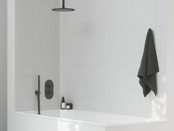 RAVAK ESPIRIT ES 067.20BLM.O3.RB07C podomítková termostatická baterie, pro 3 spotřebiče, matná černá X070289 Obrázek - fotka