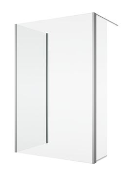 RONAL DIVERA D22BTK3 boční stěna 40x200 cm, aluchrom/sklo čiré D22BTK3 0400 50 07 Obrázek - fotka