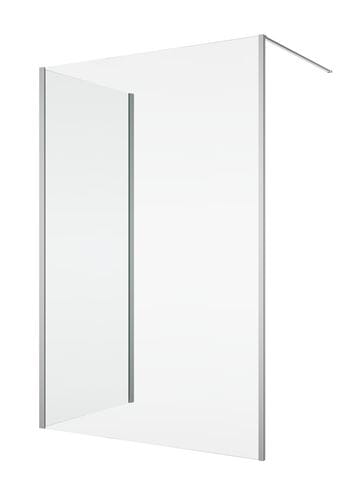 RONAL DIVERA D22F1 boční stěna 140x200 cm, aluchrom/čiré sklo D22F1 140 50 07 Obrázek - fotka