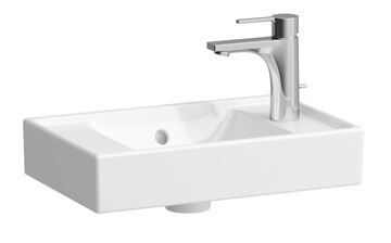 LAUFEN FIORA umývátko 45 cm, s otvorem pro baterii vpravo, s přepadem