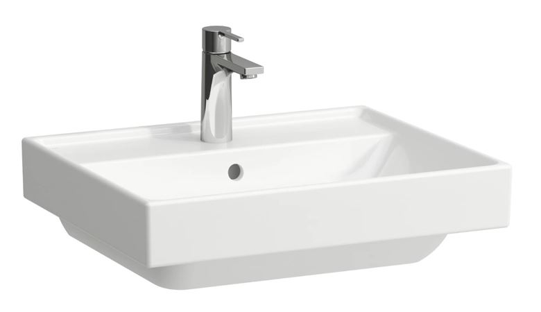 LAUFEN FIORA umyvadlo 55 cm, s otvorem pro baterii a přepadem, broušené H816922000104L Obrázek - Hlavní obrázek