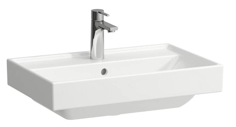 LAUFEN FIORA umyvadlo 60 cm, s otvorem pro baterii a přepadem, broušené H818923000104L Obrázek - Hlavní obrázek