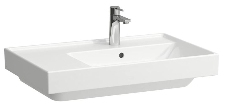 LAUFEN FIORA umyvadlo 75 cm, s otvorem pro baterii vpravo a přepadem H817922000104L Obrázek - Hlavní obrázek