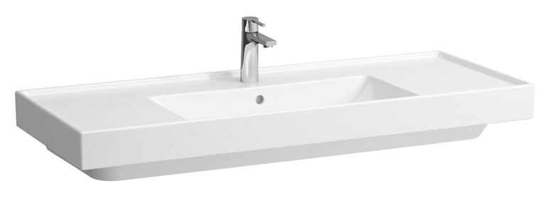 LAUFEN FIORA umyvadlo 120 cm, s otvorem pro baterii a přepadem H814920000104L Obrázek - Hlavní obrázek