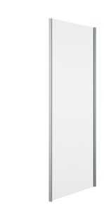 RONAL DIVERA D22F1 boční stěna 100x200 cm, aluchrom/čiré sklo