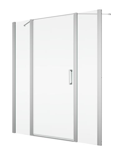 RONAL DIVERA D22FF boční stěna 60x200 cm, aluchrom/čiré sklo D22FF 060 50 07 Obrázek - fotka