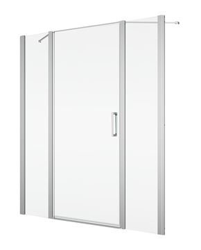 RONAL DIVERA D22FF boční stěna 60x200 cm, aluchrom/čiré sklo D22FF 060 50 07 Obrázek - fotka