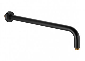KLUDI A-QA sprchové rameno 410 mm, nástěnné, matná černá