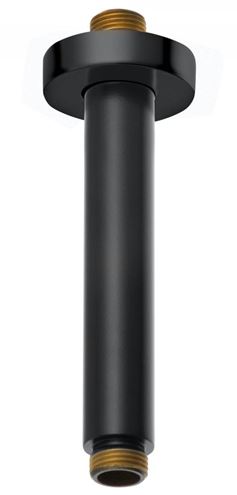 KLUDI A-QA sprchové rameno 150 mm, stropní, matná černá 6651539-00 Obrázek - Hlavní obrázek