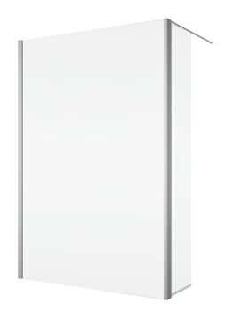 RONAL DIVERA D22WI2 stěna walk-in 100x200 cm, aluchrom/čiré sklo