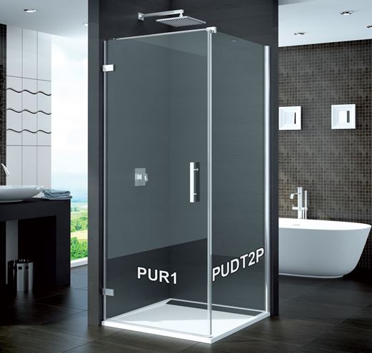 RONAL PUR PUDT2P boční stěna 90x200 cm, aluchrom/čiré sklo PUDT2P 090 10 07 Obrázek - fotka