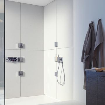 AXOR SHOWER COLLECTION podomítková termostatická baterie, pro 3 spotřebiče, chrom 10751000 Obrázek - fotka