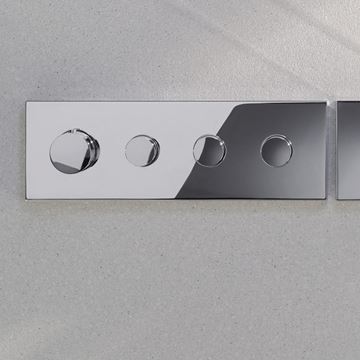 AXOR SHOWER COLLECTION podomítková termostatická baterie, pro 3 spotřebiče, chrom 10751000 Obrázek - fotka