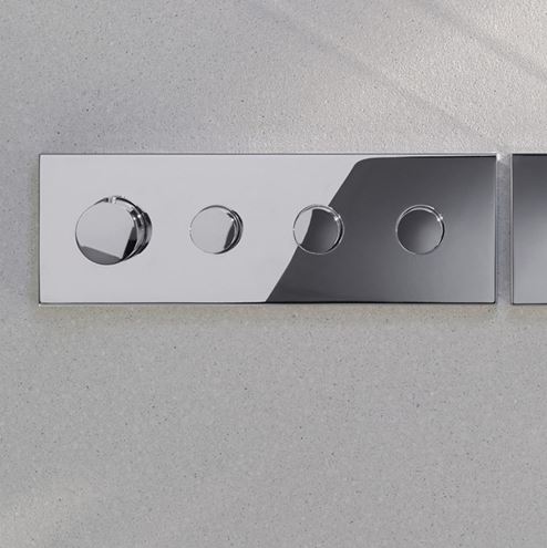 AXOR SHOWER COLLECTION podomítková termostatická baterie, pro 3 spotřebiče, chrom 10751000 Obrázek - fotka