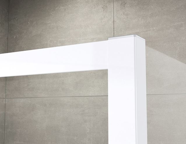 RONAL TOP-LINE TOPF boční stěna 80x190 cm, bílá/sklo Durlux TOPF 0800 04 22 Obrázek - fotka