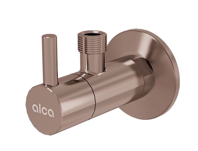ALCA rohový ventil 1/2"x3/8", s filtrem, barva kartáčovaný red gold ARV001-RG-B Obrázek - Hlavní obrázek