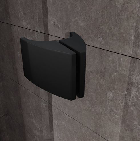 CONCEPT PIVOT STYLE PT-PDOP2 sprchové dveře 100x190 cm, pivotové, černá/čiré sklo 03GA0300Z15 Obrázek - fotka