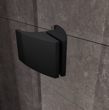 CONCEPT PIVOT STYLE PT-PDOP2 sprchové dveře 120x190 cm, pivotové, černá/čiré sklo 03GG0300Z15 Obrázek - fotka