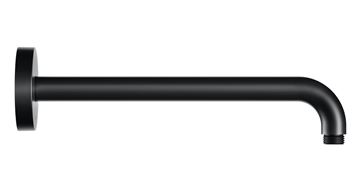 KEUCO ELEGANCE sprchové rameno 300 mm, nástěnné, matná černá 51688370300 Obrázek - fotka