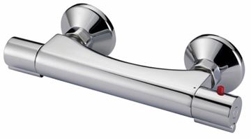 NOVASERVIS AQUALIGHT sprchová nástěnná termostatická baterie, chrom