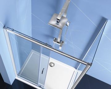 POLYSAN EASY LINE boční stěna 90x190 cm, aluchrom/čiré sklo EL3315 Obrázek - fotka