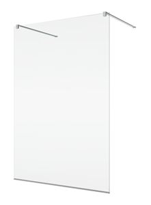 CONCEPT 200 CONFP stěna walk-in 160x200 cm, aluchrom/čiré sklo