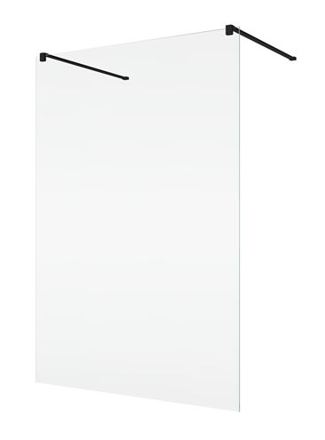 CONCEPT 200 CONFP stěna walk-in 130x200 cm, černá/čiré sklo CONFP1300607 Obrázek - Hlavní obrázek