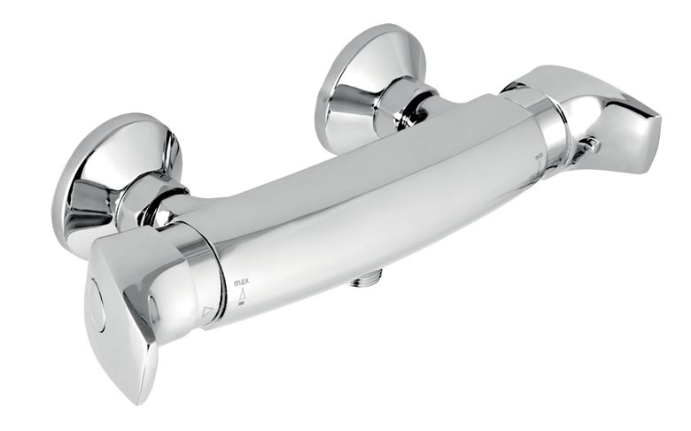 NOVASERVIS METALIA 57 sprchová nástěnná termostatická baterie, chrom 57960/1,0 Obrázek - Hlavní obrázek