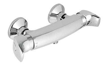 NOVASERVIS METALIA 57 sprchová nástěnná termostatická baterie, chrom
