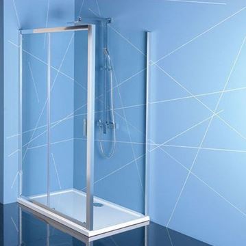 POLYSAN EASY LINE boční stěna 80x190 cm, aluchrom/čiré sklo EL3215 Obrázek - fotka