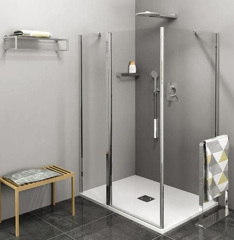 POLYSAN ZOOM LINE boční stěna 100x190 cm, aluchrom/čiré sklo ZL3210 Obrázek - fotka