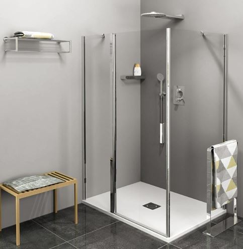 POLYSAN ZOOM LINE boční stěna 80x190 cm, aluchrom/čiré sklo ZL3280 Obrázek - fotka