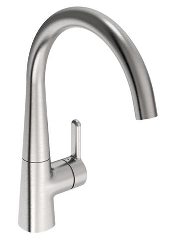 HANSA DESIGNO STYLE dřezová baterie, broušená ocel 5101228380 Obrázek - Hlavní obrázek
