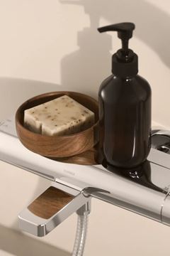 HANSA OPTIMA vanová nástěnná termostatická baterie, s přepínačem, ECO, chrom 65132201 Obrázek - fotka