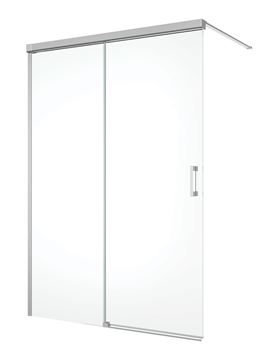 CONCEPT 300 STYLE stěna walk-in 120x200 cm, levá, aluchrom/čiré sklo