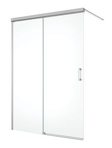 CONCEPT 300 STYLE stěna walk-in 120x200 cm, levá, aluchrom/čiré sklo