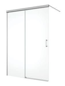 CONCEPT 300 STYLE stěna walk-in 160x200 cm, levá, aluchrom/čiré sklo