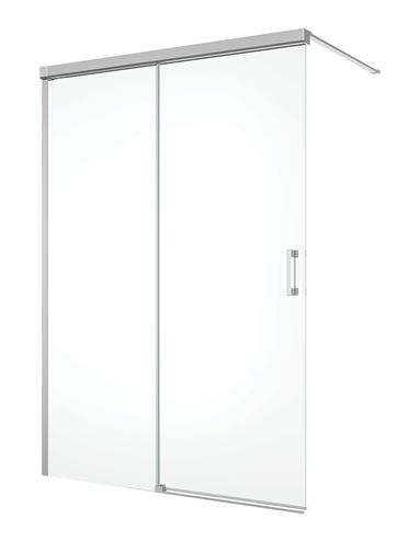 CONCEPT 300 STYLE stěna walk-in 180x200 cm, levá, aluchrom/čiré sklo CO3W2 G 180 50 07 Obrázek - Hlavní obrázek