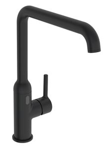 HANSA VANTIS STYLE Hybrid dřezová senzorová baterie, napájení ze sítě, Bluetooth, matná černá