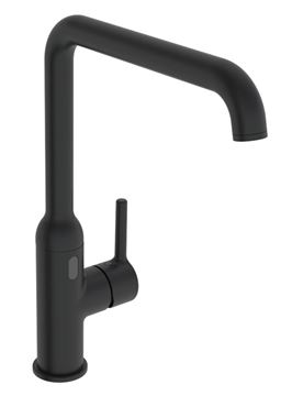 HANSA VANTIS STYLE Hybrid dřezová senzorová baterie, napájení ze sítě, Bluetooth, matná černá