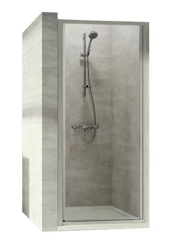 CONCEPT 70 sprchové dveře 90x190 cm, křídlové, stříbrná matná/čiré sklo E24002.087.322 Obrázek - Hlavní obrázek